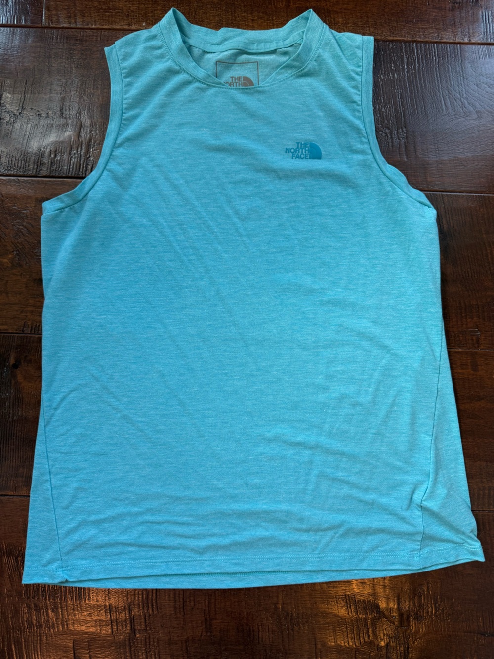 The North Face Aqua Blue Sleeveless Tee